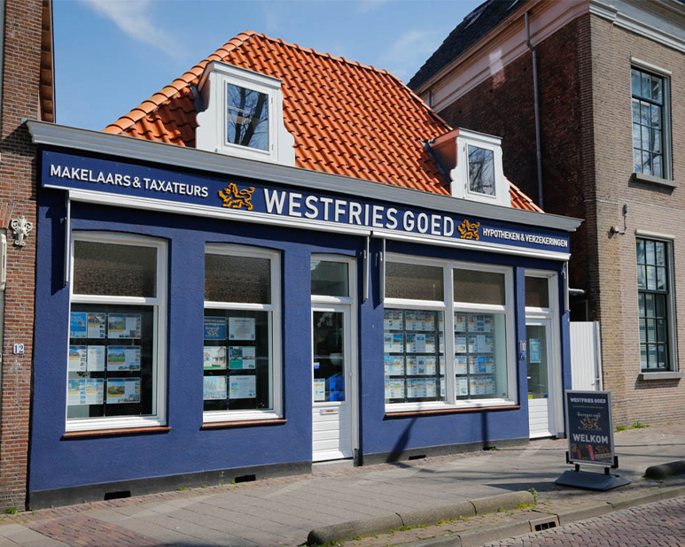 het kantoor van westfries goed de vooraanzicht